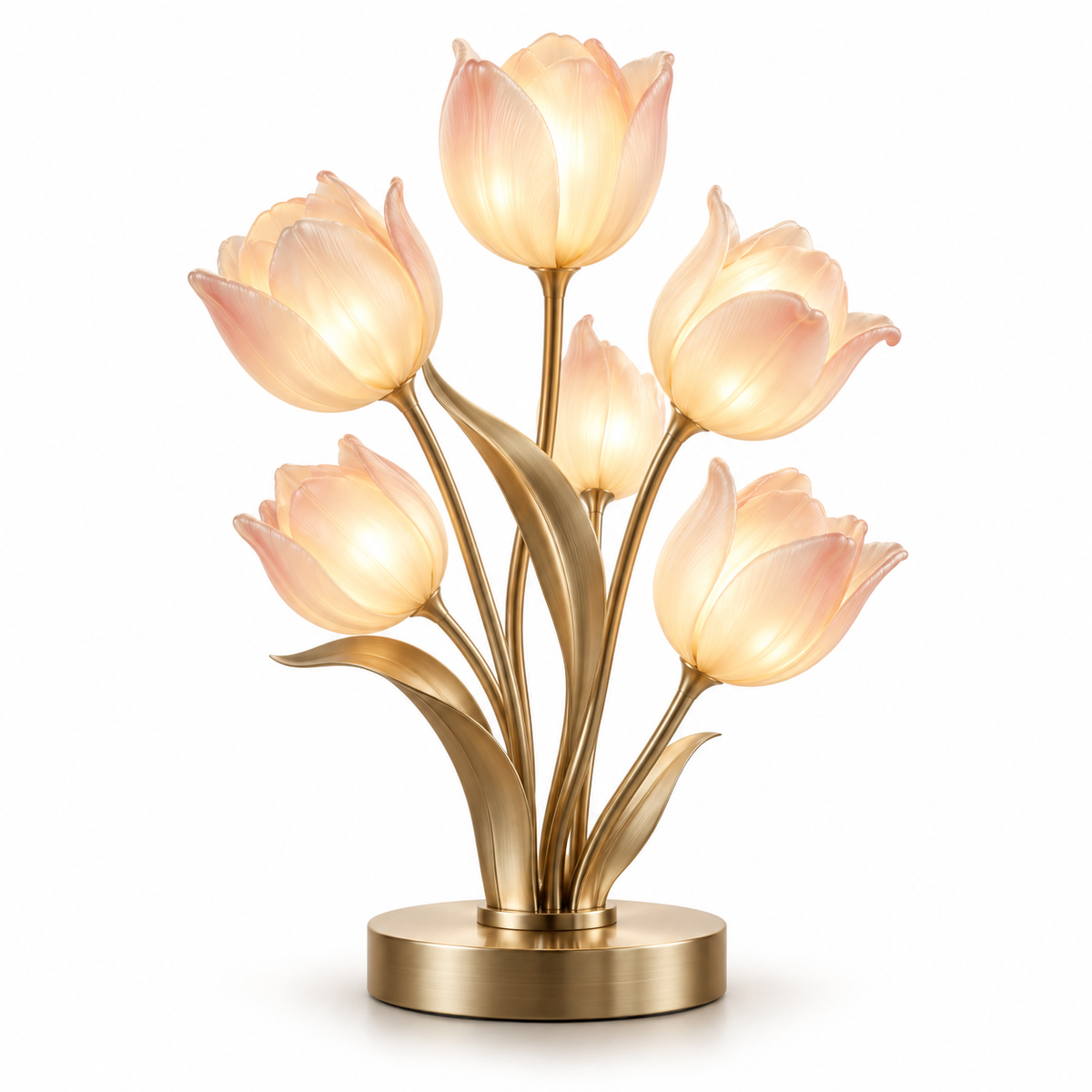 Glowing Tulip Flower Table Lamp